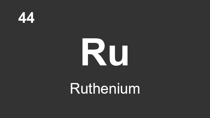44 Ru Ruthenium